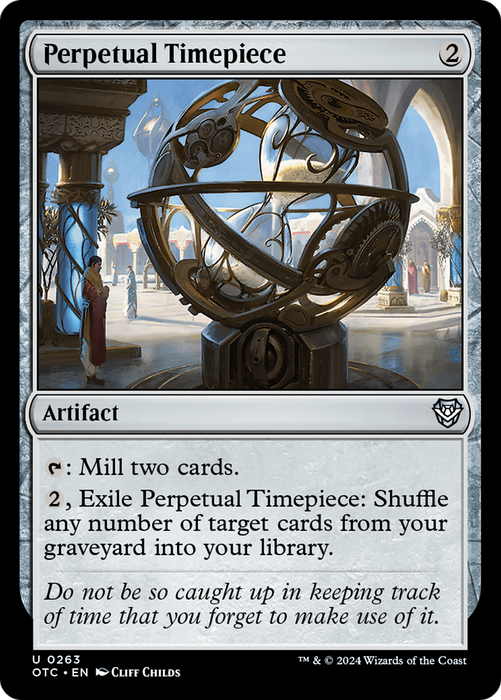 Perpetual Timepiece (OTC-263) - Outlaws of Thunder Junction Commander - for just $0.29! 