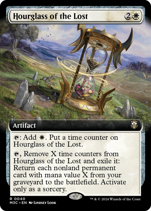 Hourglass of the Lost (Extended Art) [Modern Horizons 3 Commander] - Just $0.30! Shop now at Retro Gaming of Denver