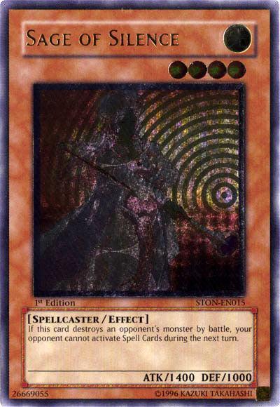 Sage of Silence [STON-EN015] Ultimate Rare - for just $3.70! 