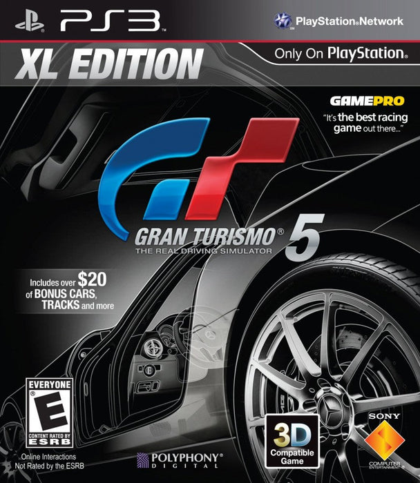 Gran Turismo 5 [XL Edition] – PlayStation 3 (PS3) - for just $12.99! 