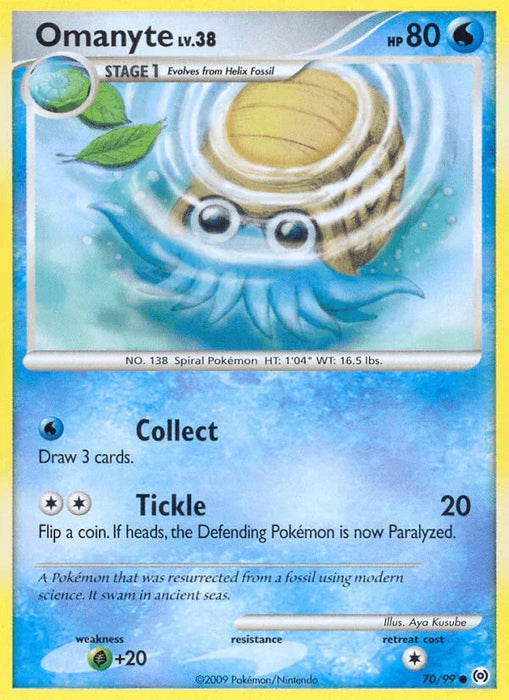 Omanyte (70/99) [Platinum: Arceus] - for just $0.15! 