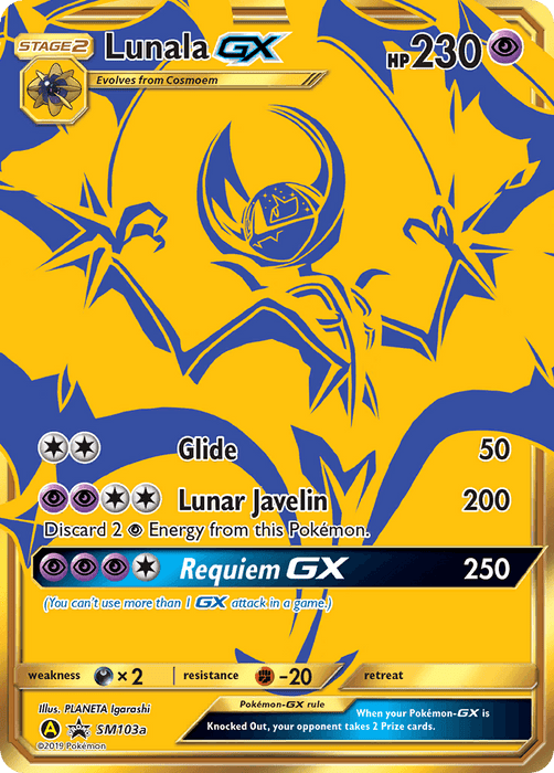 Lunala GX (SM103a) [Sun & Moon: Black Star Promos] - for just $5.60! 