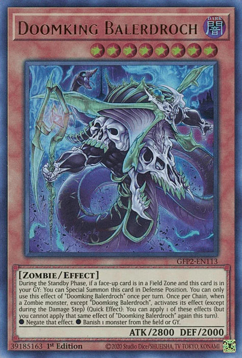Doomking Balerdroch [GFP2-EN113] Ultra Rare - for just $0.15! 