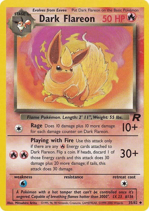 Dark Flareon (35/82) [Team Rocket Unlimited] - for just $2.95! 
