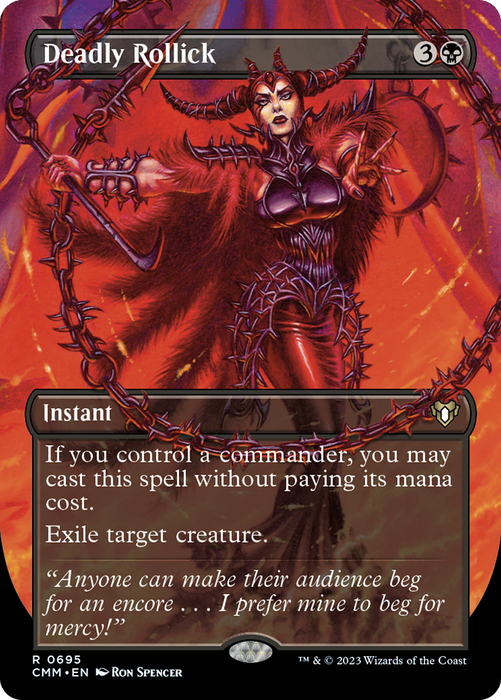 Deadly Rollick (CMM-695) - Commander Masters (Borderless) - for just $10.04! 