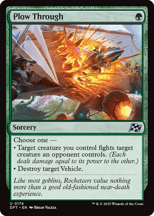 Plow Through (DFT-174) - Aetherdrift Foil - for just $0.03! 