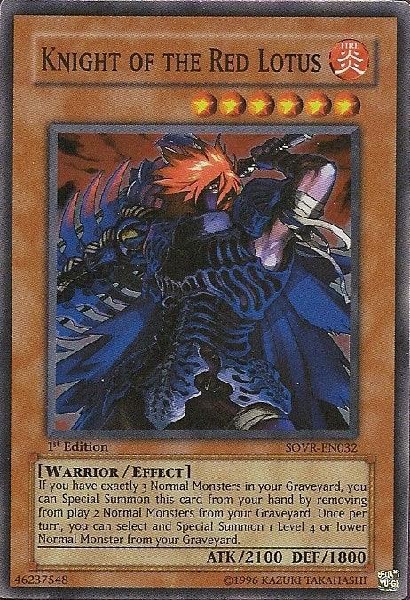 Knight of the Red Lotus [SOVR-EN032] Super Rare - for just $1.55! 