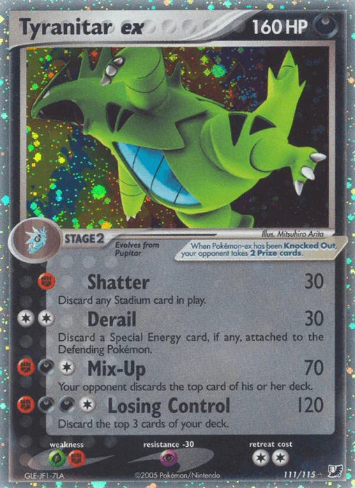 Tyranitar ex (111/115) [EX: Unseen Forces] - for just $200! 