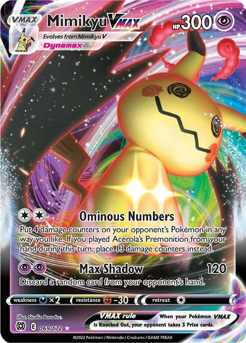 Mimikyu VMAX (069/172) [Sword & Shield: Brilliant Stars] - for just $5.90! 