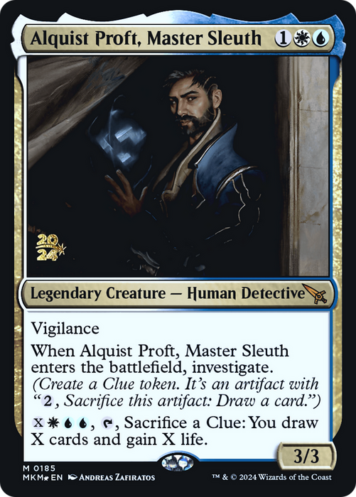 Alquist Proft, Master Sleuth [Murders at Karlov Manor Prerelease Promos] - Just $0.40! Shop now at Retro Gaming of Denver