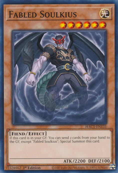 Fabled Soulkius [HAC1-EN131] Common - for just $0.10! 
