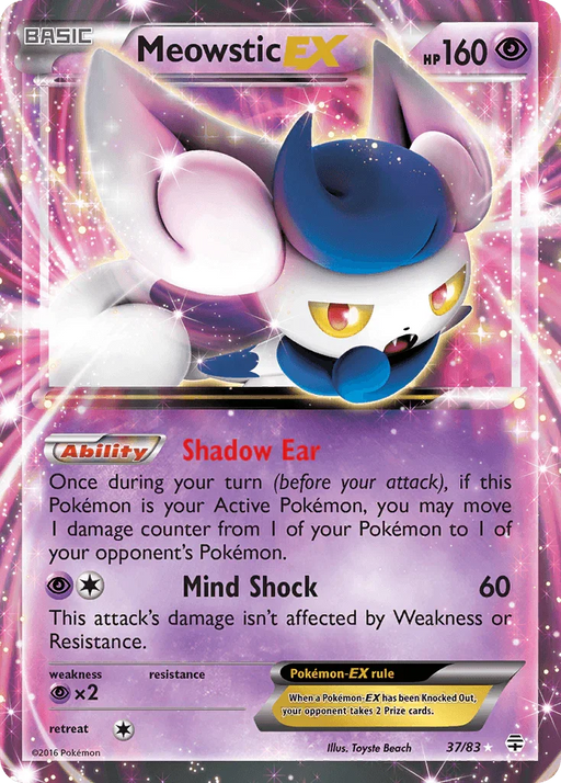 Meowstic EX (37/83) [XY: Generations] - for just $2.25! 