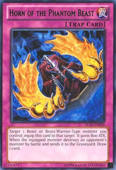 Horn of the Phantom Beast (Purple) [DL15-EN020] Rare - for just $0.20! 