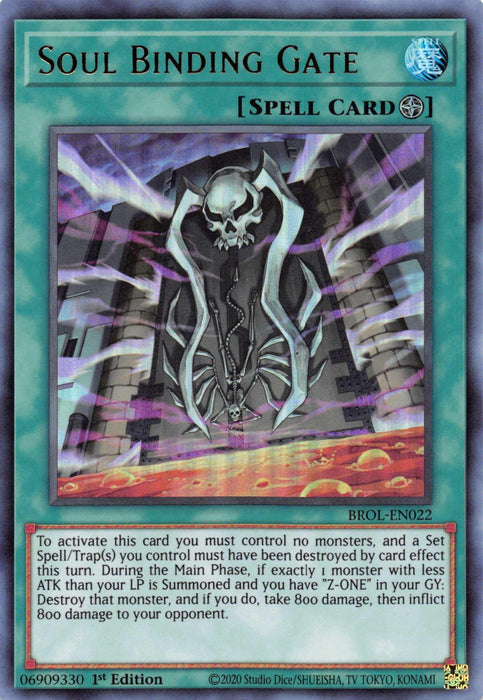 Soul Binding Gate [BROL-EN022] Ultra Rare - for just $0.10! 