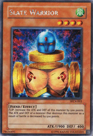 Slate Warrior [WC4-003] Secret Rare - for just $2.55! 