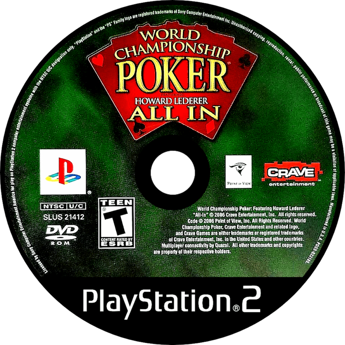 World Championship Poker: All In – PlayStation 2 (PS2) - for just $4.99! 