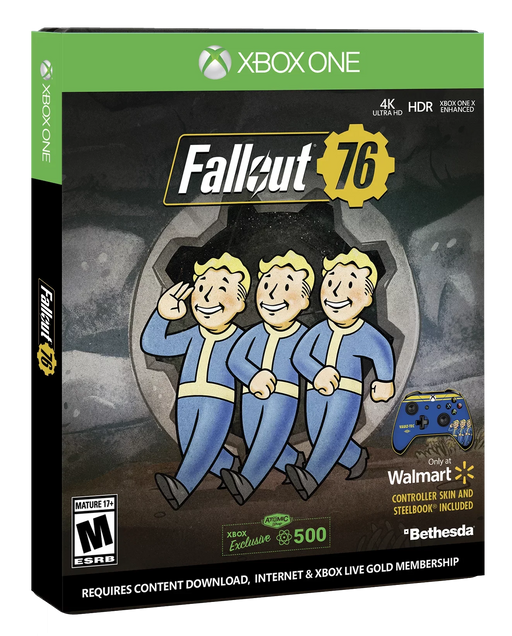 Fallout 76: Walmart Steel-Book Edition (Xbox One) - for just $0! 