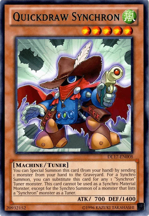 Quickdraw Synchron (Green) [DL17-EN008] Rare - for just $1.60! 