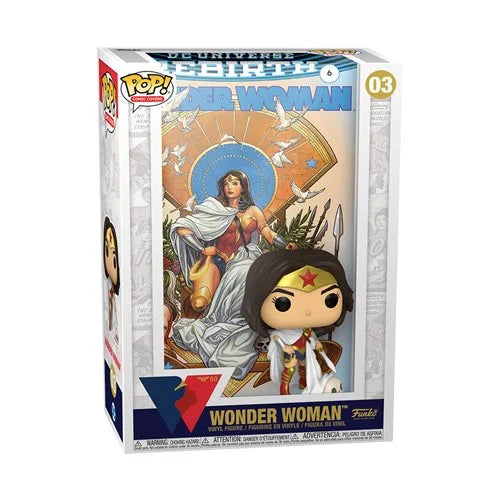 Funko Comic Cover: Wonder Woman 80th Rebirth on Throne - Premium Bobblehead Figures - Just $15.95! Shop now at Retro Gaming of Denver