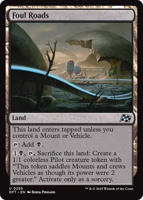 Foul Roads (DFT-255) - Aetherdrift Foil - for just $0.03! 