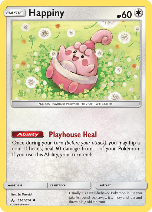 Happiny (161/214) [Sun & Moon: Unbroken Bonds] - for just $0.55! 
