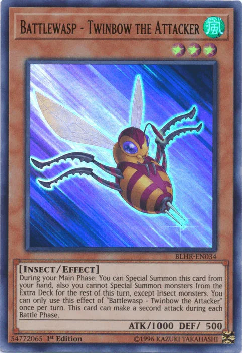 Battlewasp - Twinbow the Attacker [BLHR-EN034] Ultra Rare - for just $0.20! 