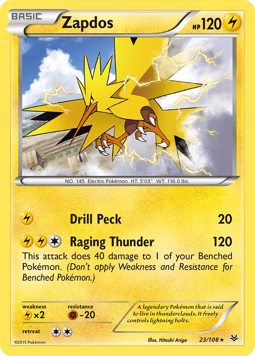 Zapdos (23/108) [XY: Roaring Skies] - for just $0.35! 