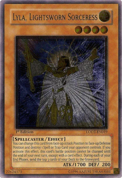 Lyla, Lightsworn Sorceress [LODT-EN019] Ultimate Rare - for just $30.25! 