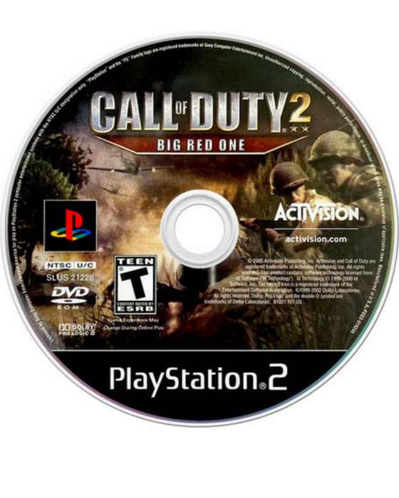 Call of Duty 2: Big Red One – PlayStation 2 (PS2) - for just $7.99! 