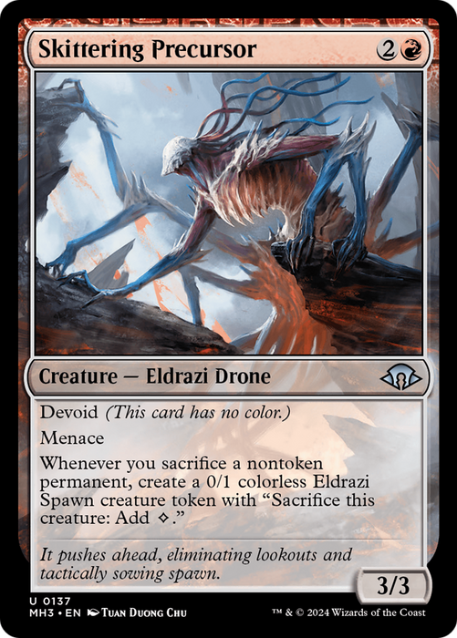 Skittering Precursor (MH3-137) - Modern Horizons 3: (devoid) - for just $0.03! 