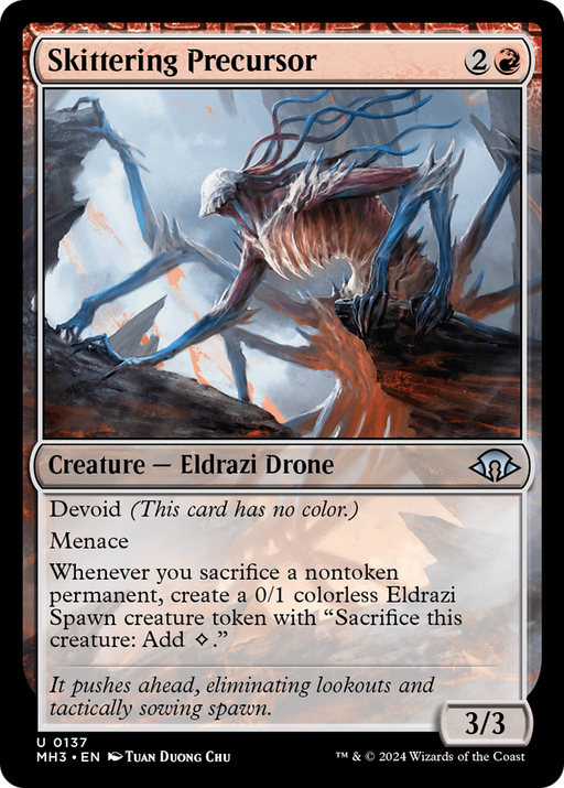 Skittering Precursor (MH3-137) - Modern Horizons 3: (devoid) - for just $0.03! 