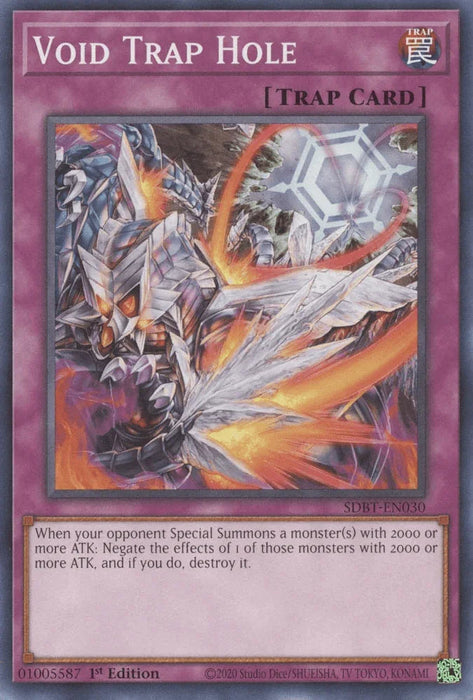 Void Trap Hole [SDBT-EN030] Common - for just $0.10! 