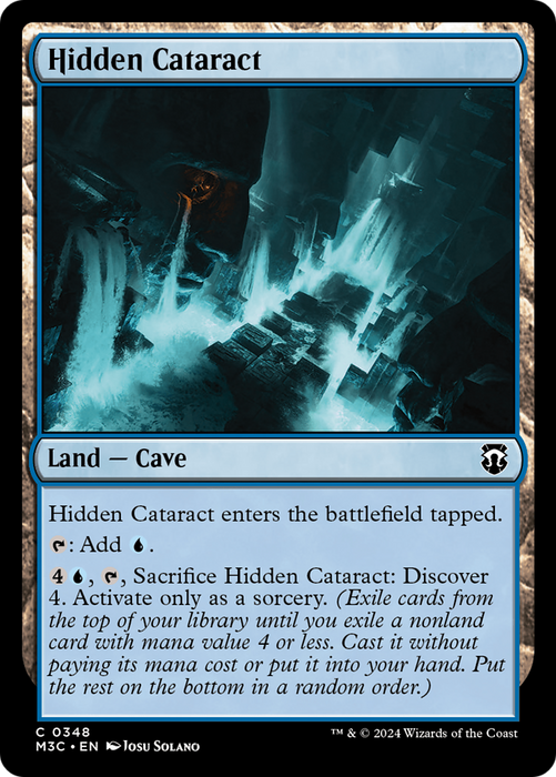 Hidden Cataract (M3C-348) - Modern Horizons 3 Commander - for just $0.04! 