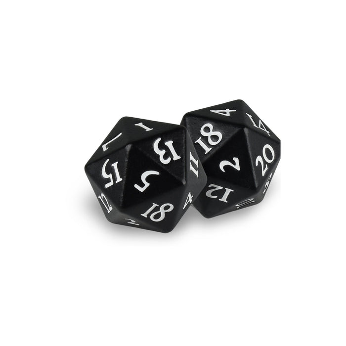 Ultra PRO: Heavy Metal Dice - D20 (Black Magic) - for just $0! 