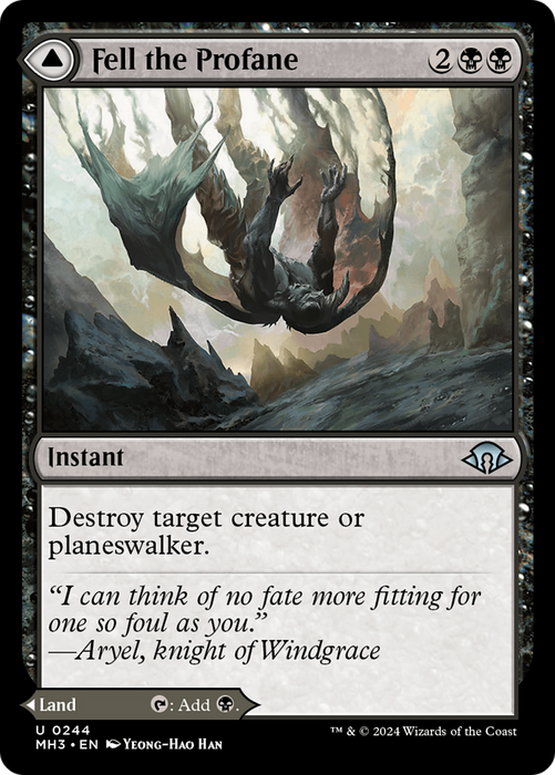 Fell the Profane (MH3-244) - Modern Horizons 3 - for just $0.96! 