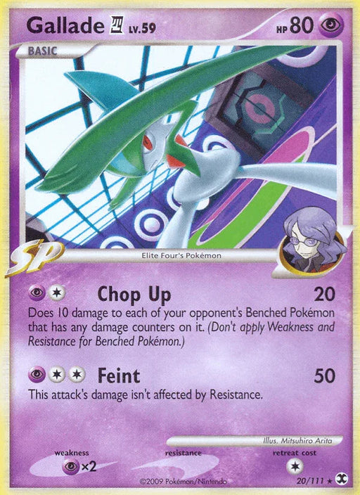 Gallade (20/111) [Platinum: Rising Rivals] - for just $1.45! 
