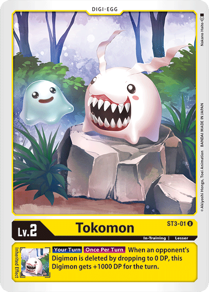 Tokomon [ST3-01] [Starter Deck: Heaven's Yellow] - Just $0.09! Shop now at Retro Gaming of Denver