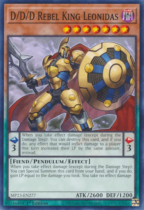 D/D/D Rebel King Leonidas [MP23-EN277] Common - for just $0.10! 