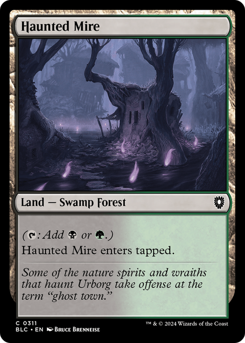 Haunted Mire (BLC-311) - Bloomburrow Commander - for just $0.09! 