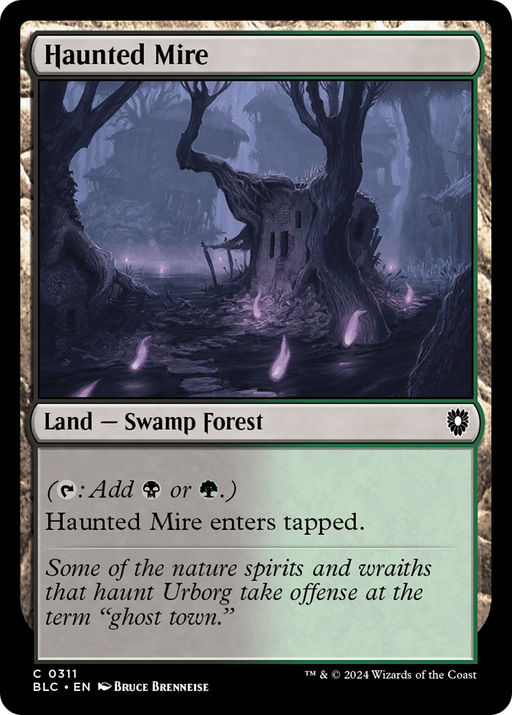 Haunted Mire (BLC-311) - Bloomburrow Commander - for just $0.09! 