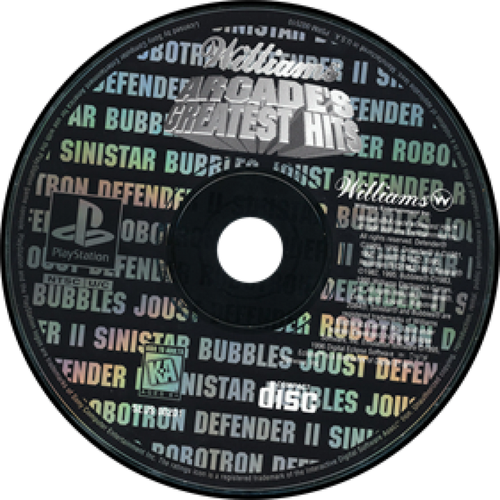 Williams Arcade's Greatest Hits – PlayStation 1 (PS1) - for just $8.99! 