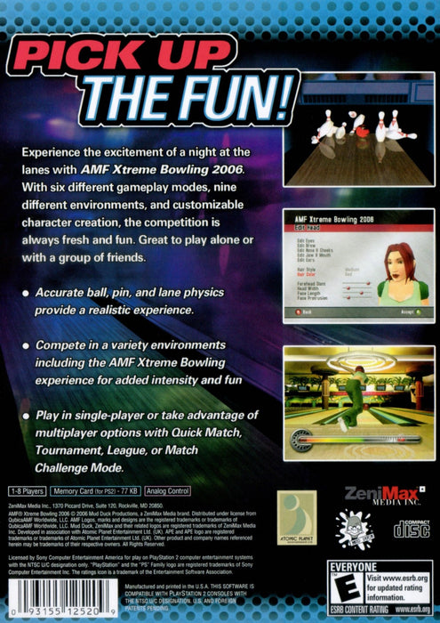 AMF Xtreme Bowling – PlayStation 2 (PS2) - for just $5.99! 