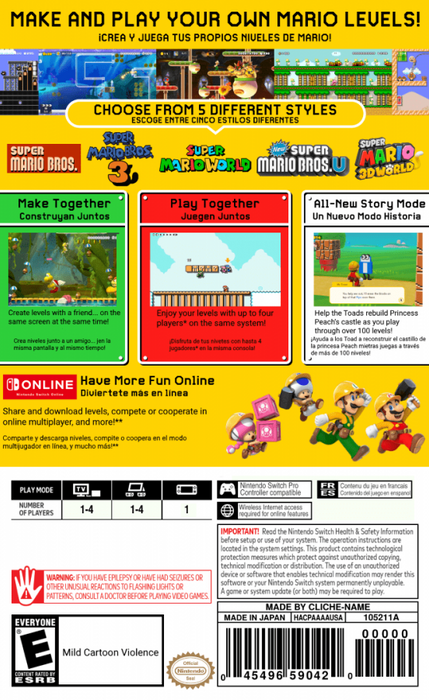 Super Mario Maker 2 – Nintendo Switch (NS) - for just $31.99! 