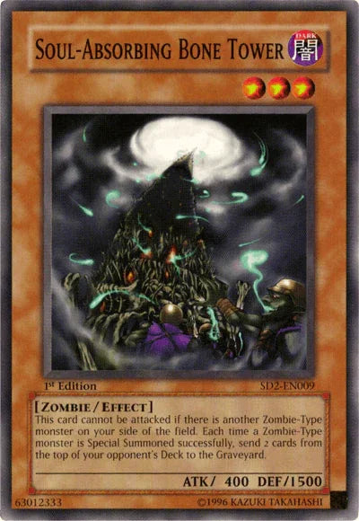 Soul-Absorbing Bone Tower [SD2-EN009] Common - for just $0.20! 