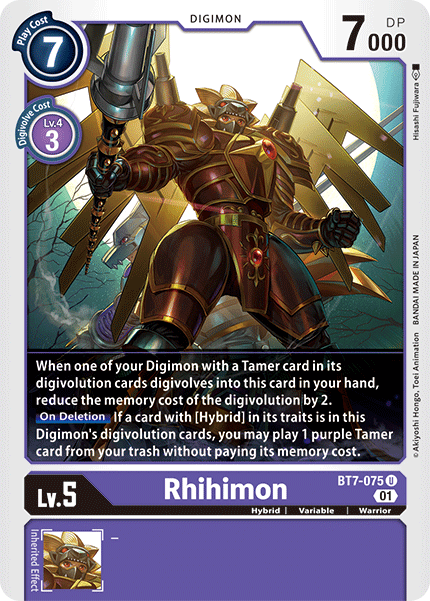 Rhihimon [BT7-075] [Next Adventure] - Just $0.09! Shop now at Retro Gaming of Denver