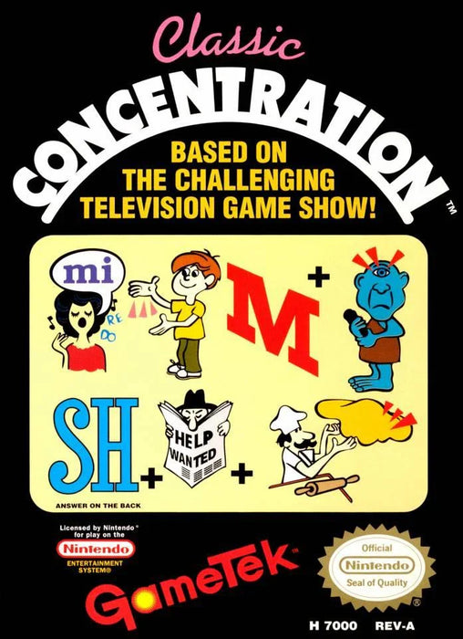 Classic Concentration – Nintendo Entertainment System (NES) - for just $12.99! 