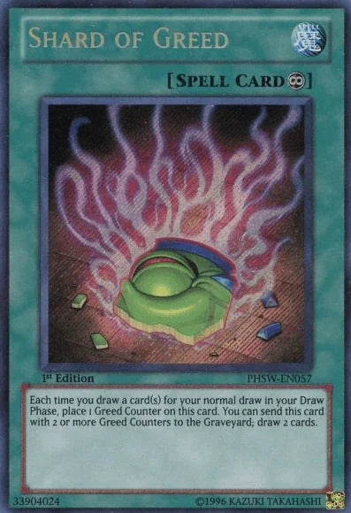 Shard of Greed [PHSW-EN057] Secret Rare - for just $0.60! 