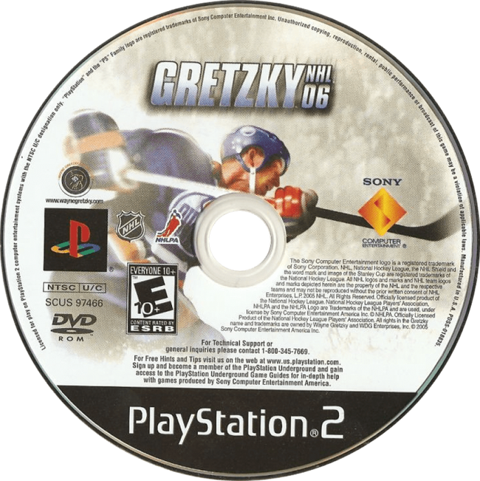 Gretzky NHL 06 – PlayStation 2 (PS2) - for just $5.99! 