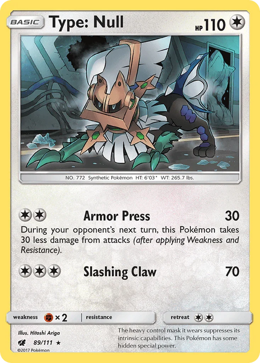 Type: Null (89/111) [Sun & Moon: Crimson Invasion] - for just $0.30! 