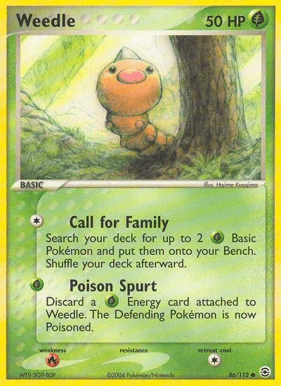 Weedle (86/112) [EX: FireRed & LeafGreen] - for just $0.20! 